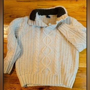 Gap Chunky Beige Knit Sweater - FIRM